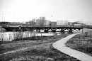 Вид на мост Красной Армии с ул. Серова, фото 1970 г.
